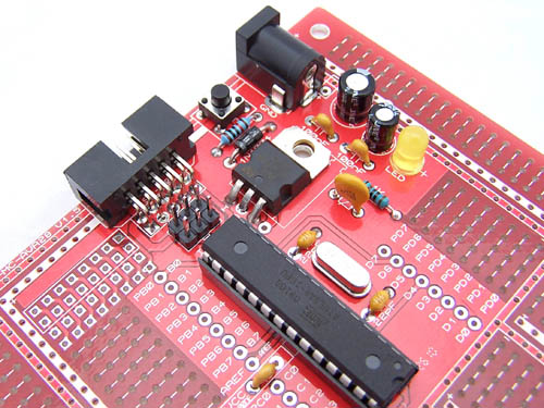 New version of Protostack AVR 28 pin board