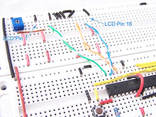 Wiring up the LCD Module