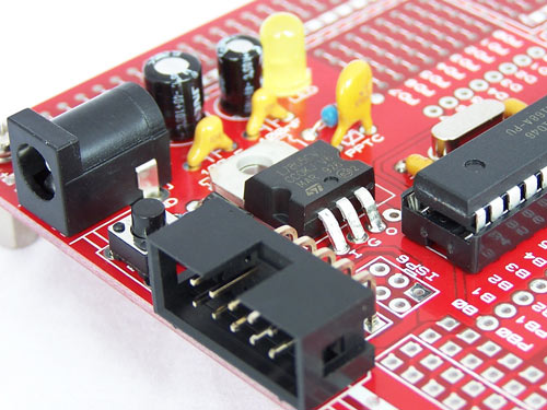 28 Pin AVR Development Board - Version 1.6